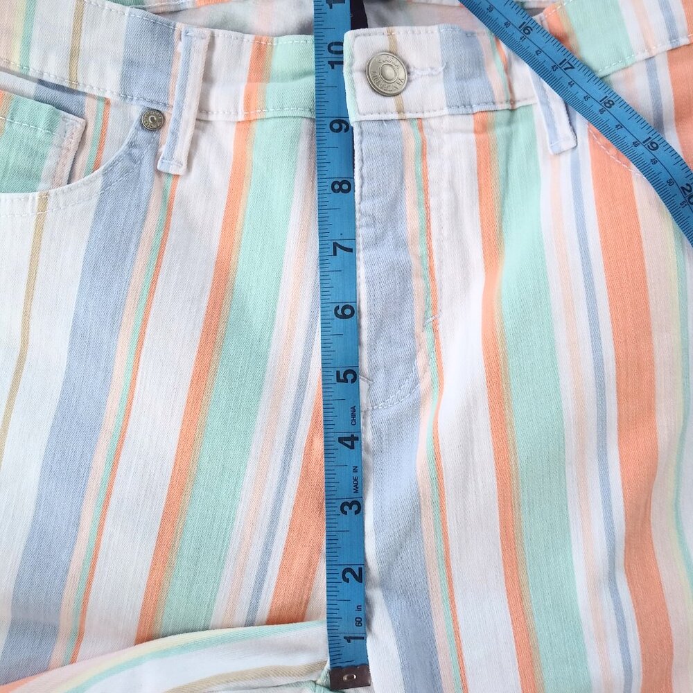 Gloria Vanderbilt Stretchy Bermuda Jean Shorts Fun Colors Size 12 Petite - Picture 10 of 15